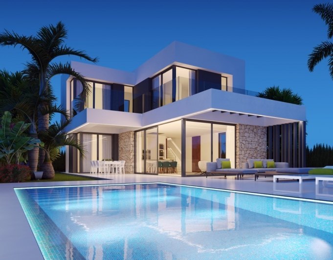 2705 - Villas avec vue sur la mer à Finestrat