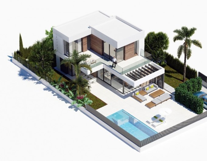 2705 - Villas avec vue sur la mer à Finestrat