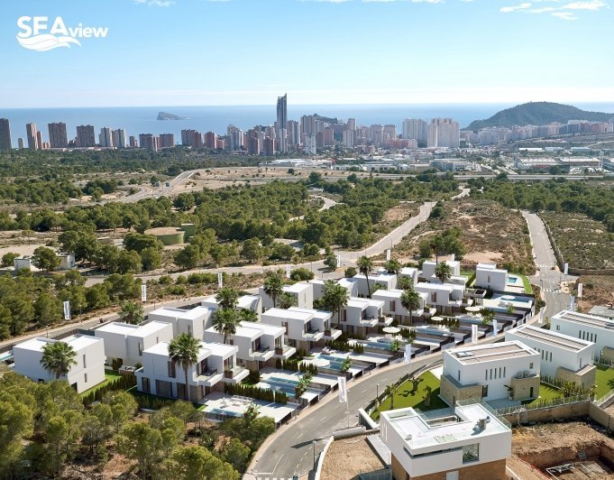 2705 - Villas avec vue sur la mer à Finestrat