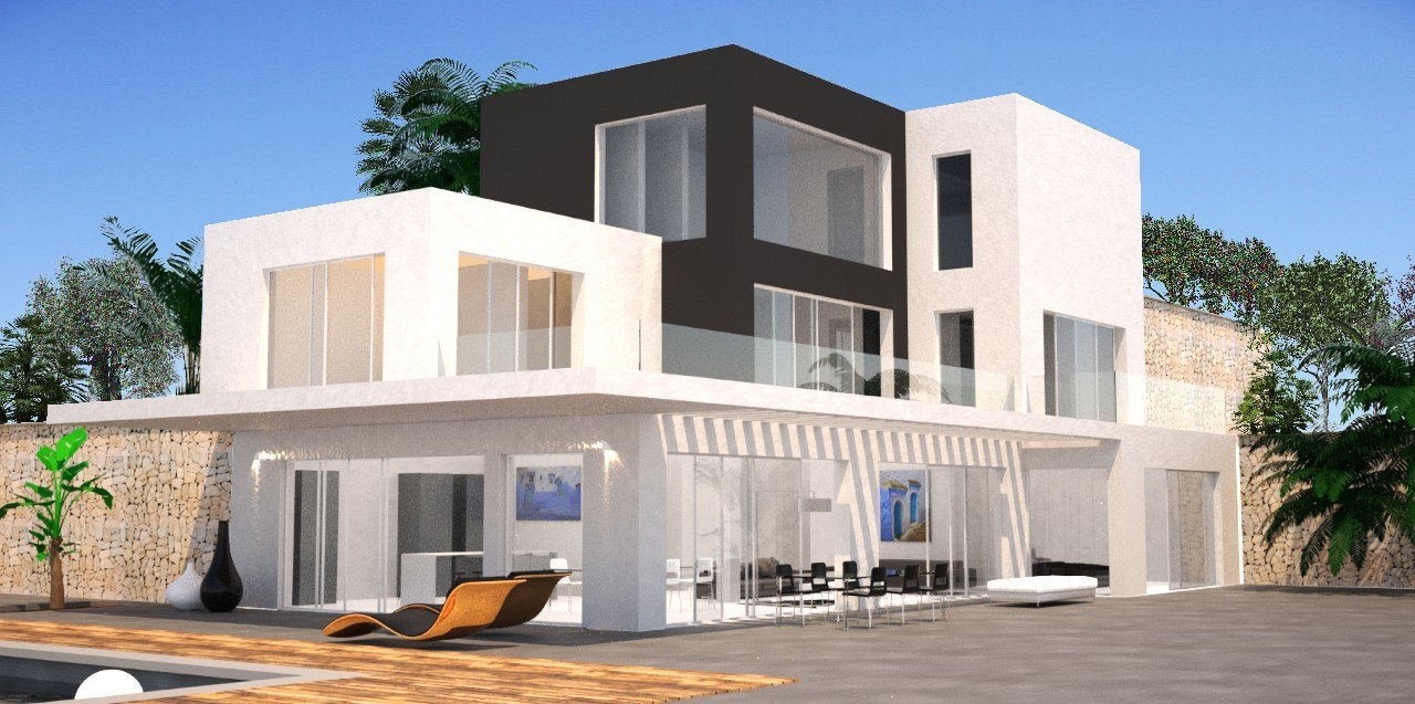 Modern Villa med havsutsikt till salu i Benissa
