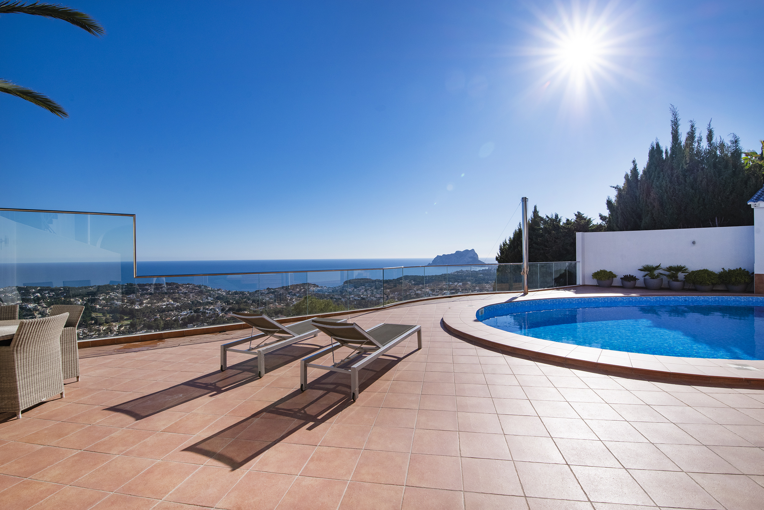 Villa de lujo con espectacular vista al Mediterraneo